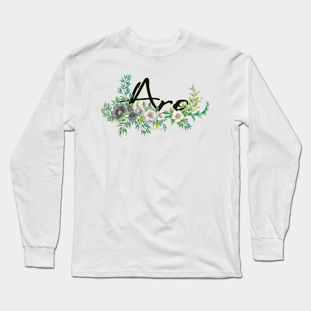 Aromantic Long Sleeve T-Shirt by Mariliya